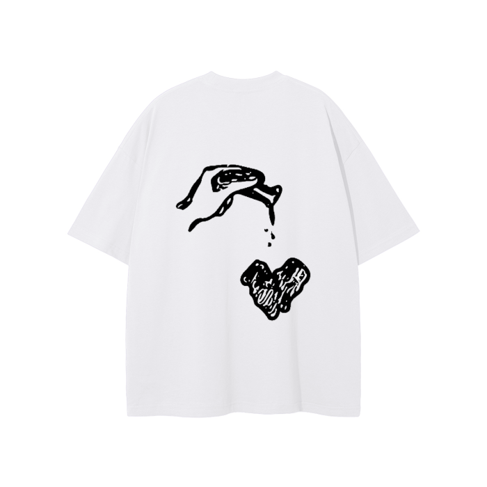 VileHeart White Oversized