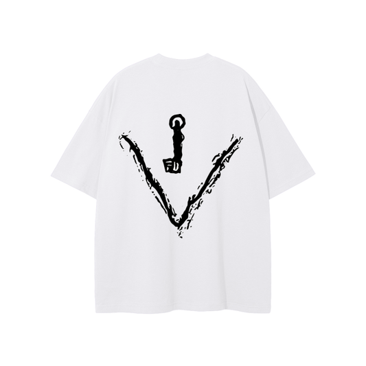 VKey White Oversized